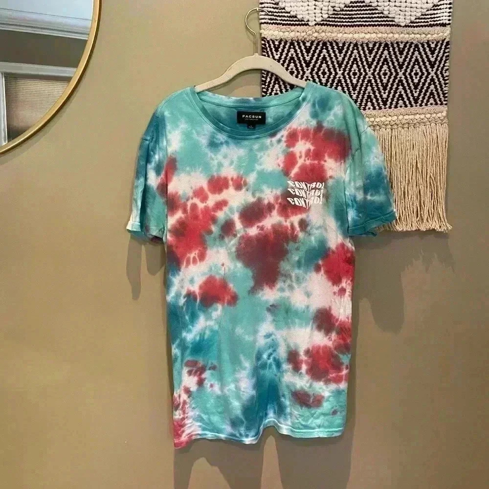 PACSUN CONTROL TIE DYE TOP S